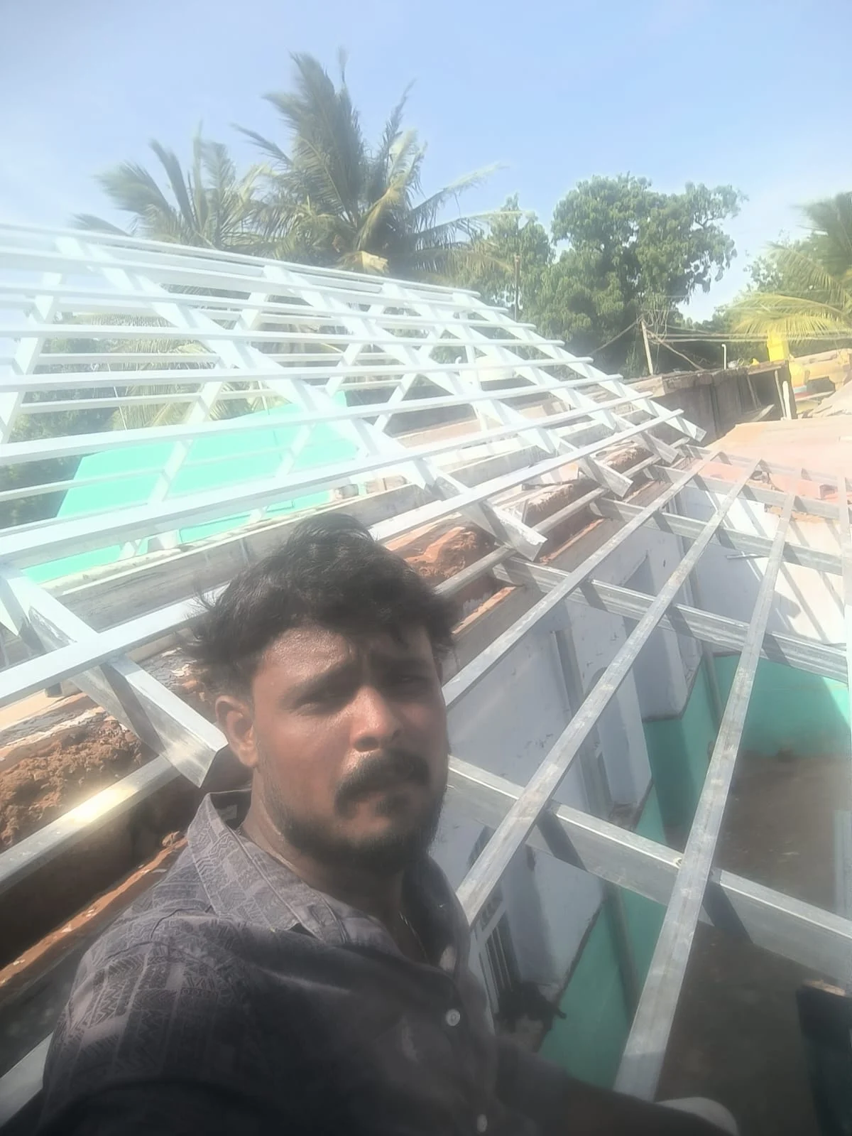Roof frame assembly. Global Engineering project photograph
