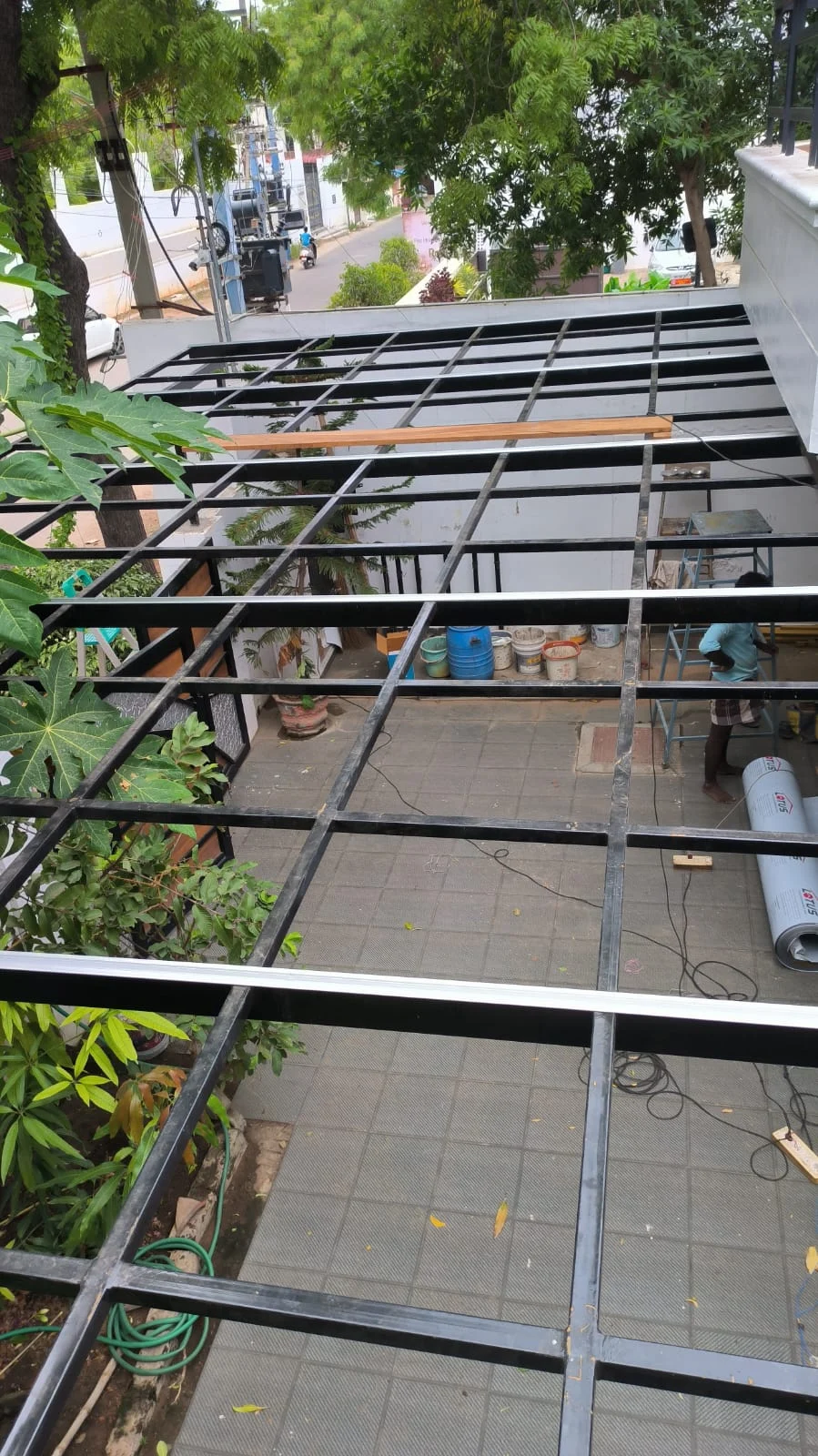 Steel frame connections. Global Engineering project photograph